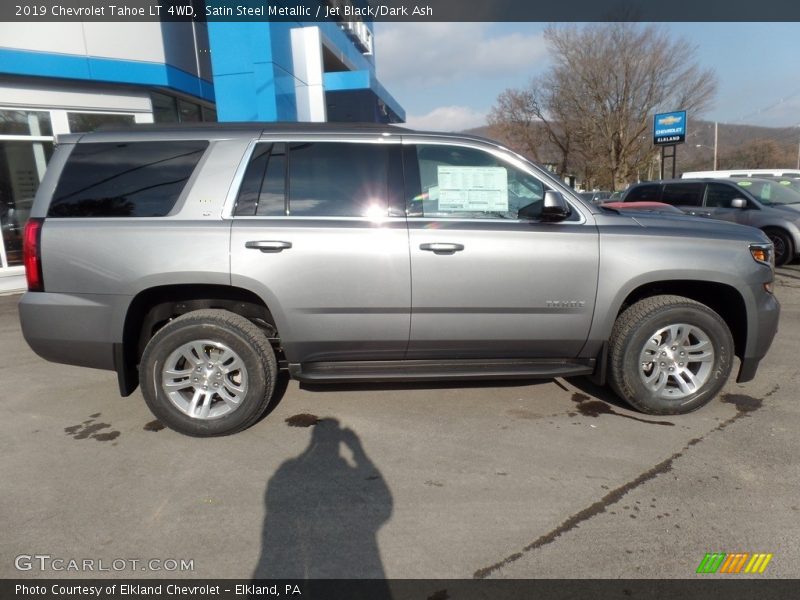 Satin Steel Metallic / Jet Black/Dark Ash 2019 Chevrolet Tahoe LT 4WD