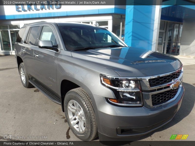Satin Steel Metallic / Jet Black/Dark Ash 2019 Chevrolet Tahoe LT 4WD