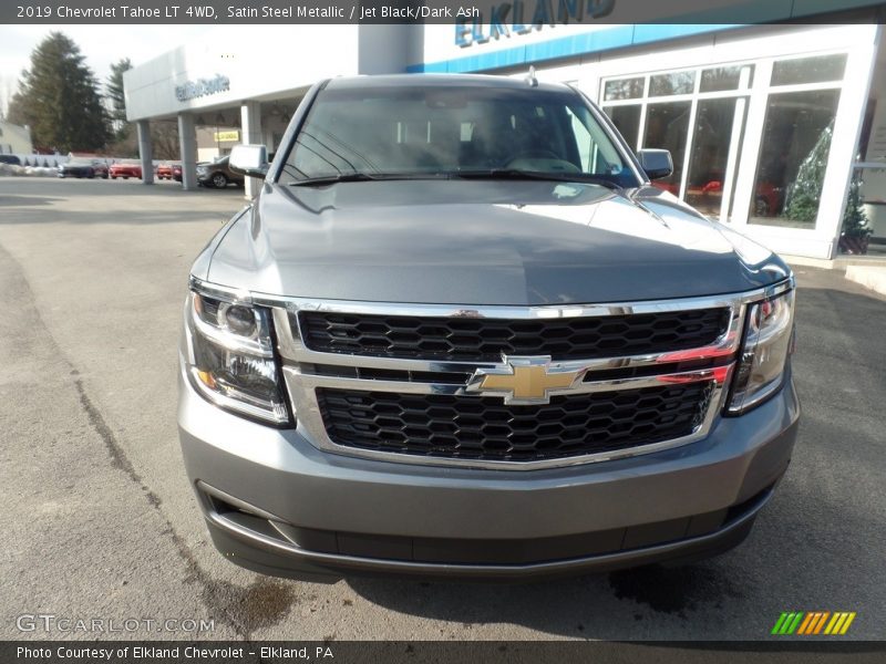 Satin Steel Metallic / Jet Black/Dark Ash 2019 Chevrolet Tahoe LT 4WD