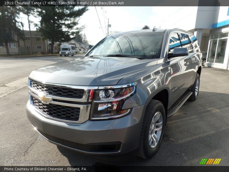 Satin Steel Metallic / Jet Black/Dark Ash 2019 Chevrolet Tahoe LT 4WD