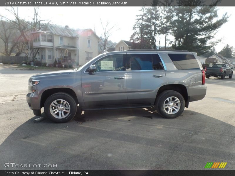 Satin Steel Metallic / Jet Black/Dark Ash 2019 Chevrolet Tahoe LT 4WD