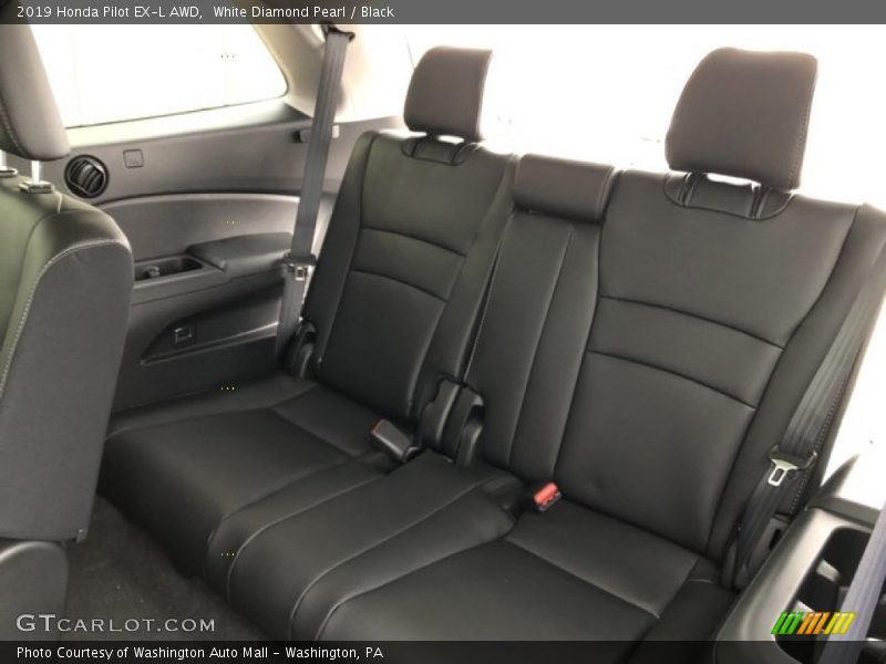 White Diamond Pearl / Black 2019 Honda Pilot EX-L AWD