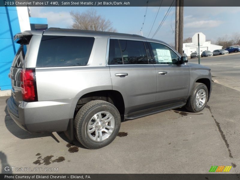Satin Steel Metallic / Jet Black/Dark Ash 2019 Chevrolet Tahoe LT 4WD