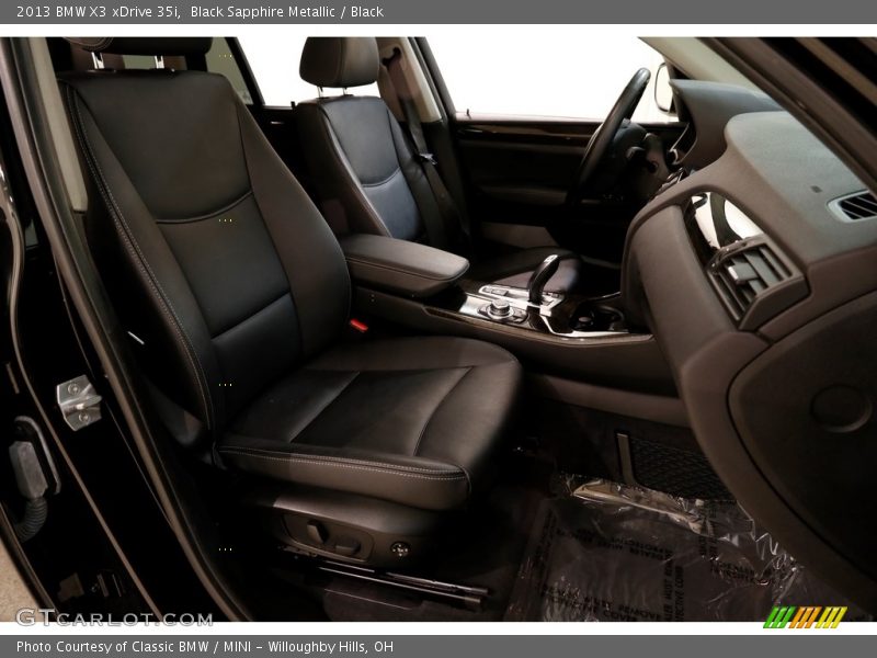 Black Sapphire Metallic / Black 2013 BMW X3 xDrive 35i