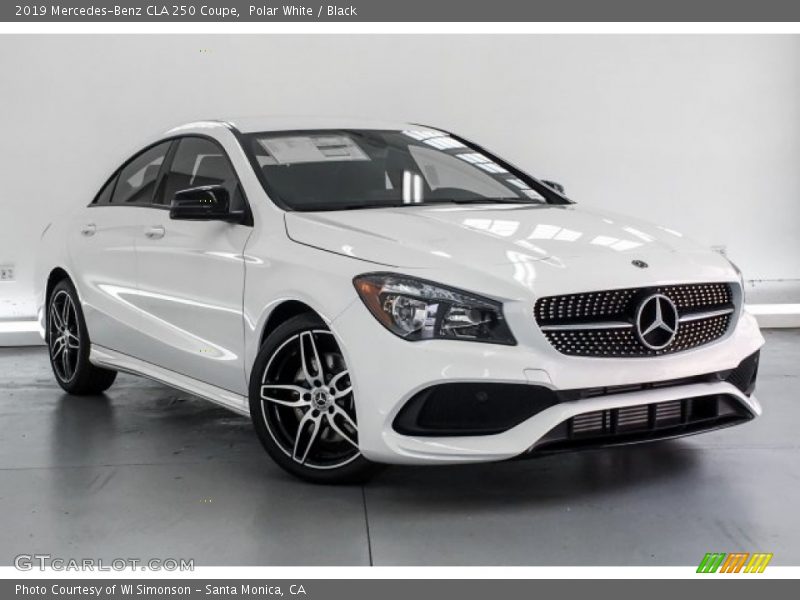 Polar White / Black 2019 Mercedes-Benz CLA 250 Coupe