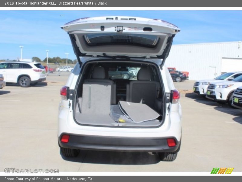 Blizzard Pearl White / Black 2019 Toyota Highlander XLE