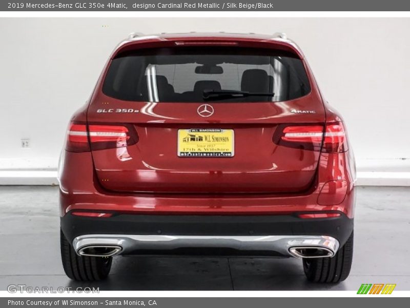 designo Cardinal Red Metallic / Silk Beige/Black 2019 Mercedes-Benz GLC 350e 4Matic