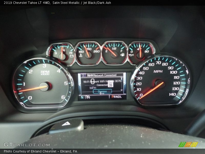 Satin Steel Metallic / Jet Black/Dark Ash 2019 Chevrolet Tahoe LT 4WD