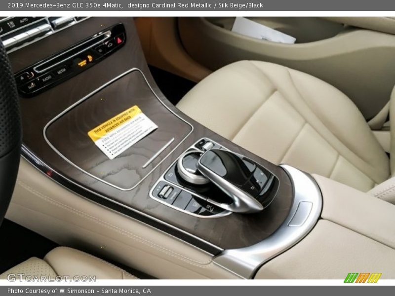 Controls of 2019 GLC 350e 4Matic