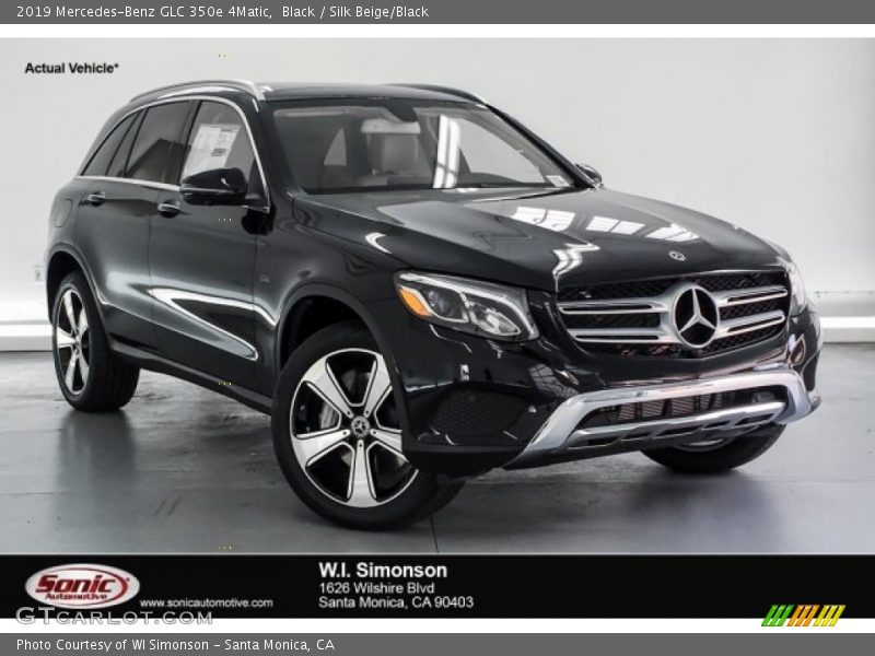 Black / Silk Beige/Black 2019 Mercedes-Benz GLC 350e 4Matic