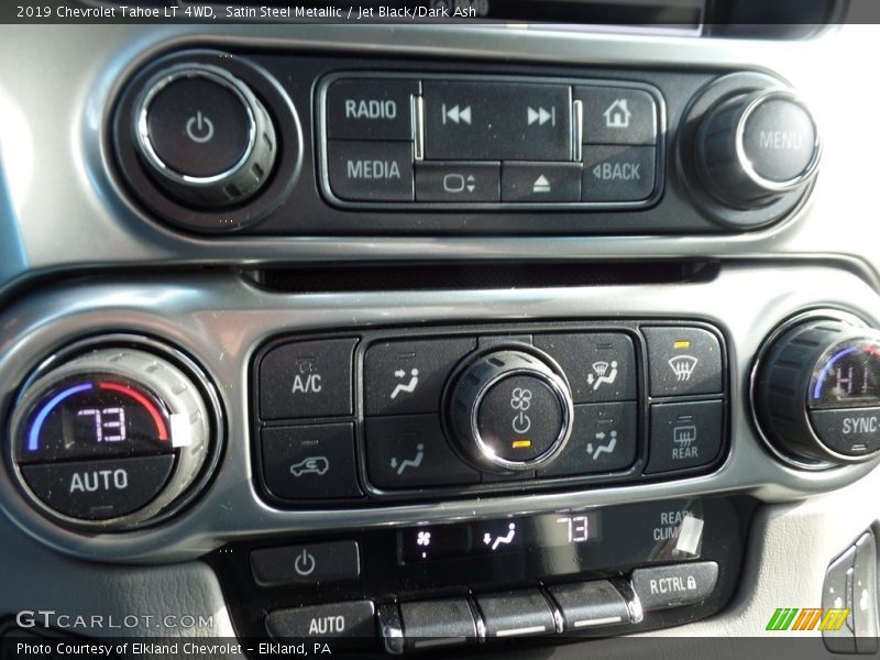 Satin Steel Metallic / Jet Black/Dark Ash 2019 Chevrolet Tahoe LT 4WD