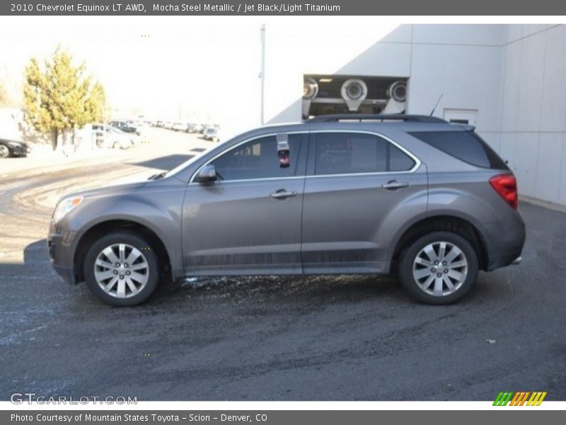 Mocha Steel Metallic / Jet Black/Light Titanium 2010 Chevrolet Equinox LT AWD