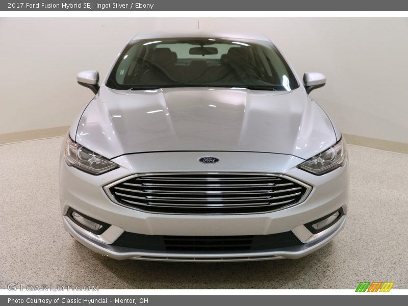 Ingot Silver / Ebony 2017 Ford Fusion Hybrid SE