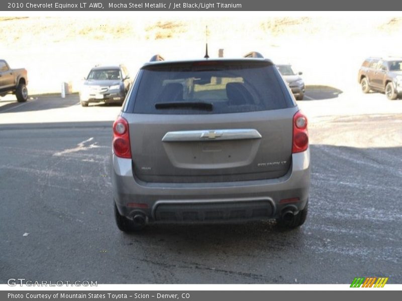 Mocha Steel Metallic / Jet Black/Light Titanium 2010 Chevrolet Equinox LT AWD