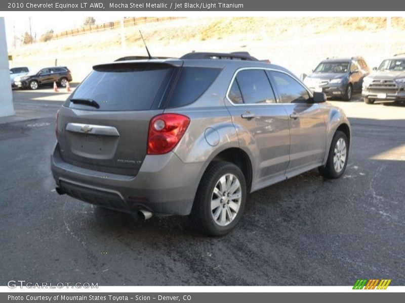Mocha Steel Metallic / Jet Black/Light Titanium 2010 Chevrolet Equinox LT AWD