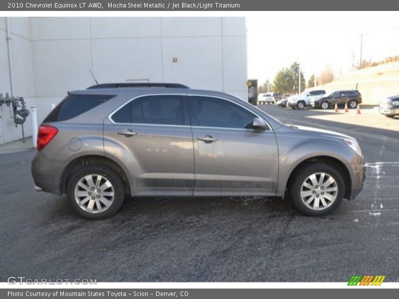 Mocha Steel Metallic / Jet Black/Light Titanium 2010 Chevrolet Equinox LT AWD
