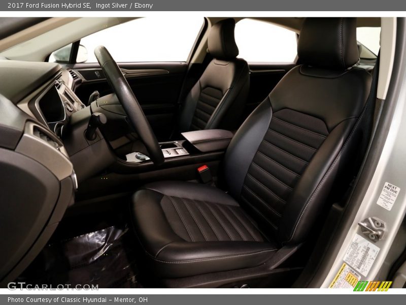 Ingot Silver / Ebony 2017 Ford Fusion Hybrid SE