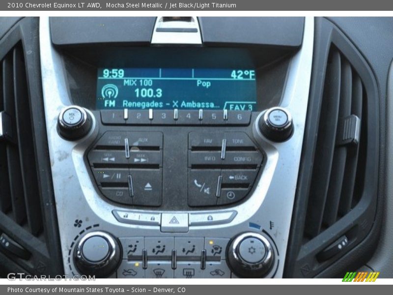 Mocha Steel Metallic / Jet Black/Light Titanium 2010 Chevrolet Equinox LT AWD