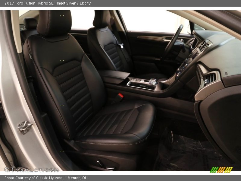Ingot Silver / Ebony 2017 Ford Fusion Hybrid SE