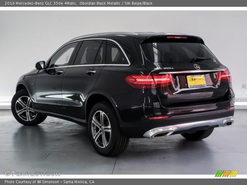 Obsidian Black Metallic / Silk Beige/Black 2019 Mercedes-Benz GLC 350e 4Matic