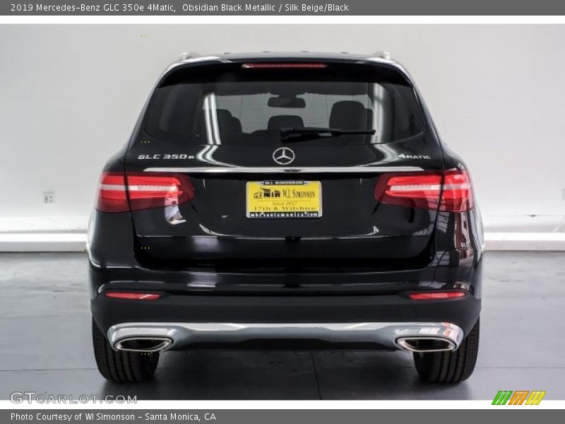 Obsidian Black Metallic / Silk Beige/Black 2019 Mercedes-Benz GLC 350e 4Matic