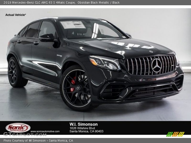 Obsidian Black Metallic / Black 2019 Mercedes-Benz GLC AMG 63 S 4Matic Coupe