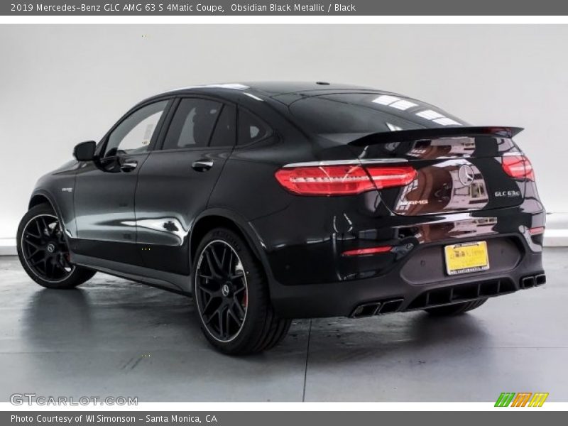 Obsidian Black Metallic / Black 2019 Mercedes-Benz GLC AMG 63 S 4Matic Coupe