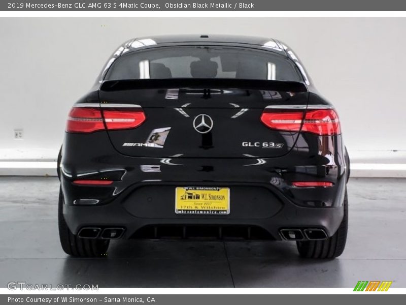 Obsidian Black Metallic / Black 2019 Mercedes-Benz GLC AMG 63 S 4Matic Coupe