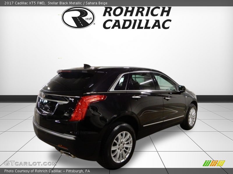 Stellar Black Metallic / Sahara Beige 2017 Cadillac XT5 FWD