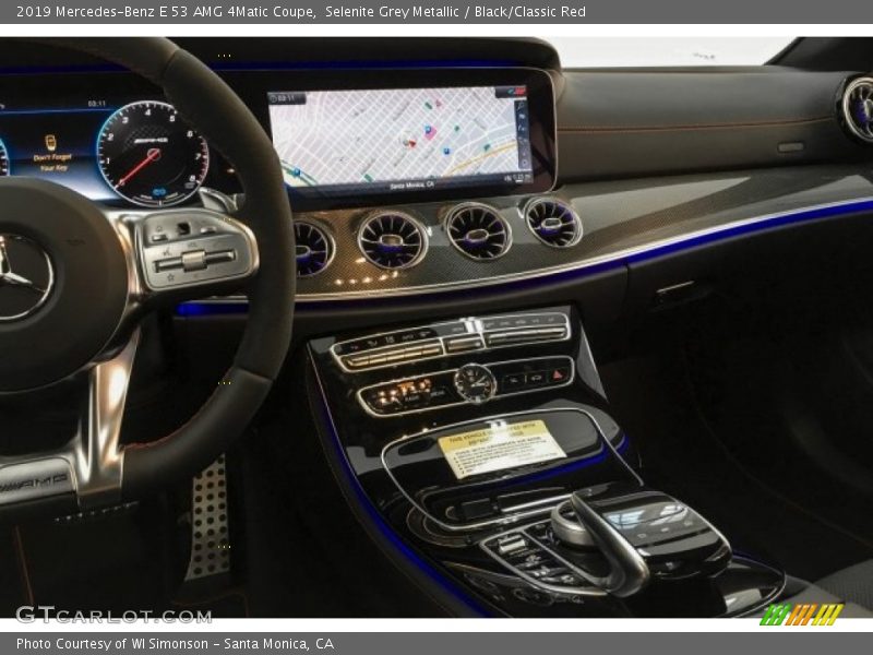 Controls of 2019 E 53 AMG 4Matic Coupe