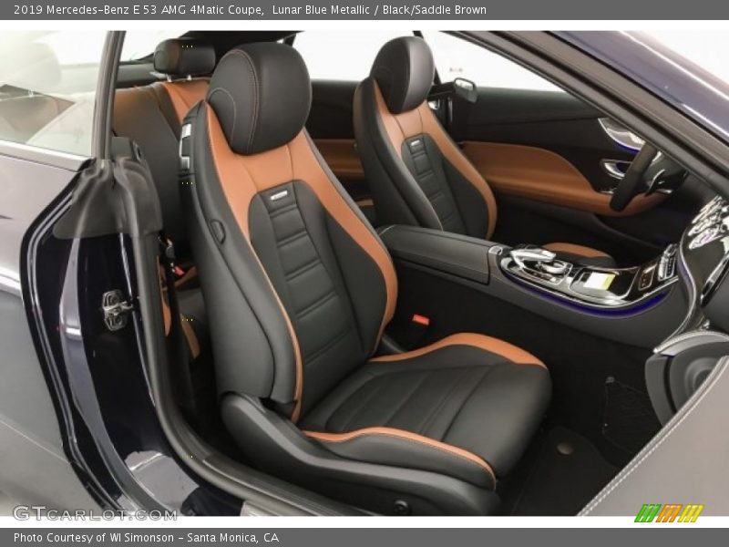  2019 E 53 AMG 4Matic Coupe Black/Saddle Brown Interior