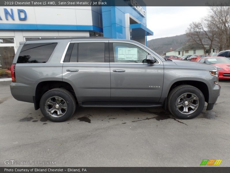 Satin Steel Metallic / Jet Black 2019 Chevrolet Tahoe LS 4WD