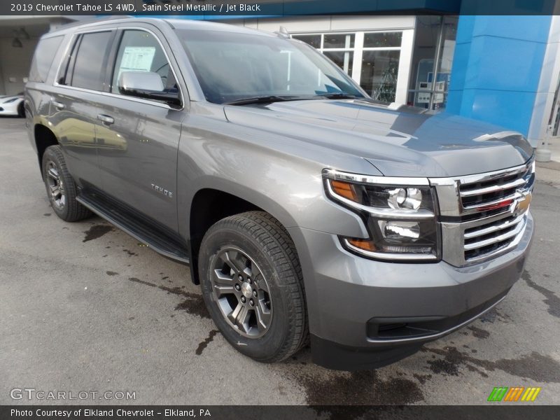 Satin Steel Metallic / Jet Black 2019 Chevrolet Tahoe LS 4WD