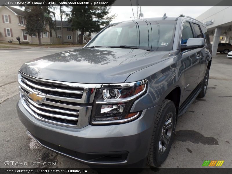 Satin Steel Metallic / Jet Black 2019 Chevrolet Tahoe LS 4WD