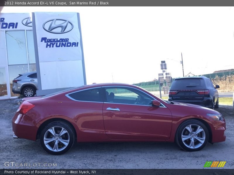 San Marino Red / Black 2012 Honda Accord EX-L V6 Coupe
