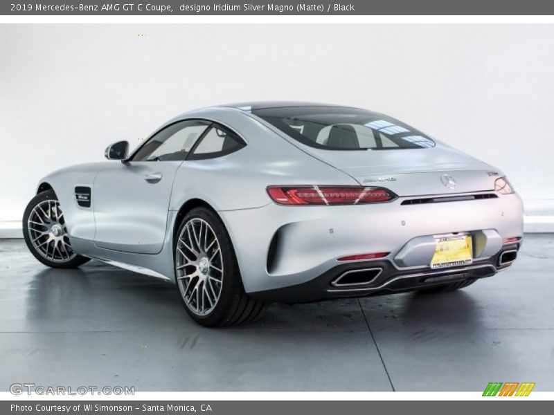 designo Iridium Silver Magno (Matte) / Black 2019 Mercedes-Benz AMG GT C Coupe