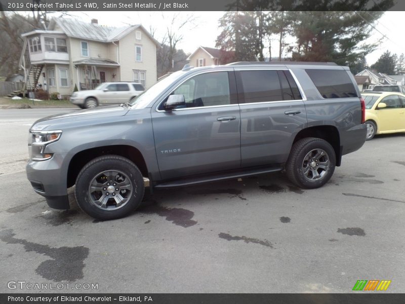Satin Steel Metallic / Jet Black 2019 Chevrolet Tahoe LS 4WD