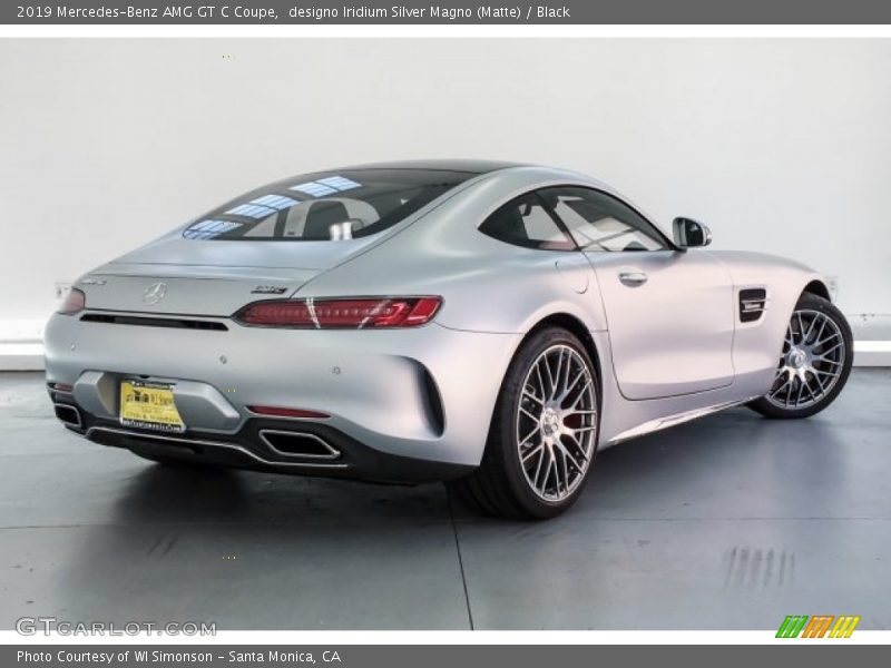 designo Iridium Silver Magno (Matte) / Black 2019 Mercedes-Benz AMG GT C Coupe