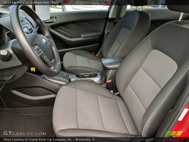 Crimson Red / Black 2014 Kia Forte LX