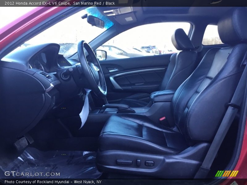 San Marino Red / Black 2012 Honda Accord EX-L V6 Coupe