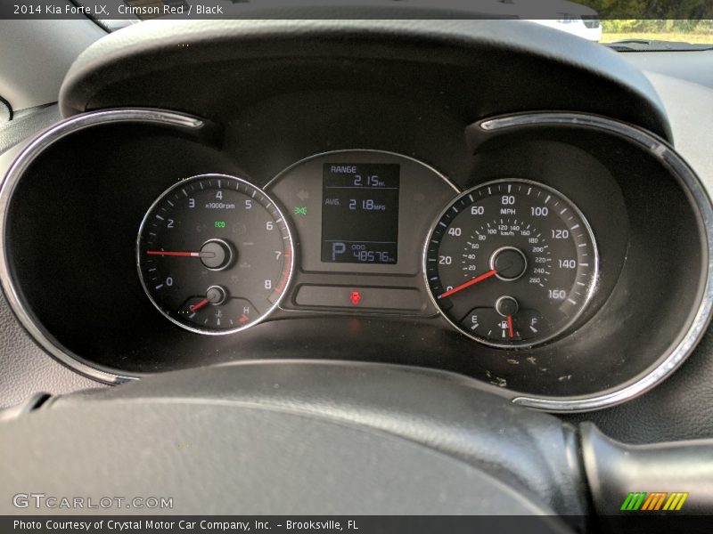 Crimson Red / Black 2014 Kia Forte LX