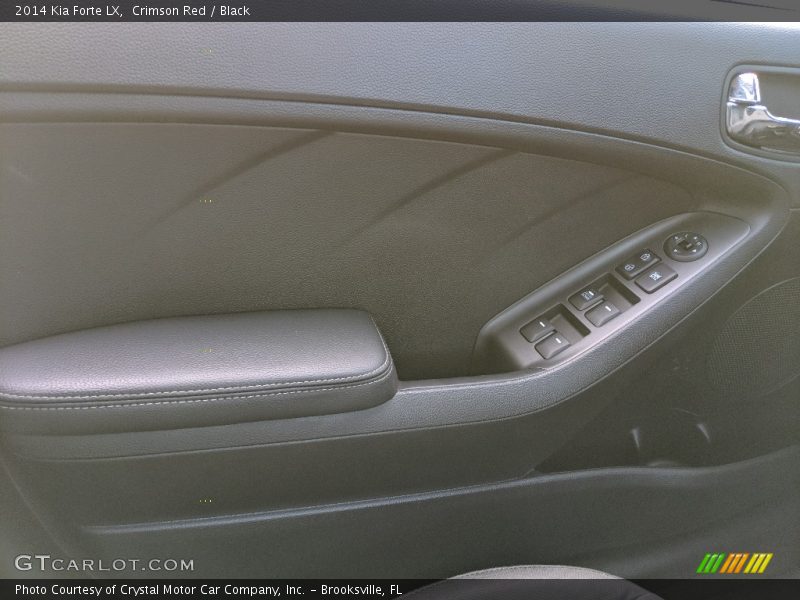 Crimson Red / Black 2014 Kia Forte LX