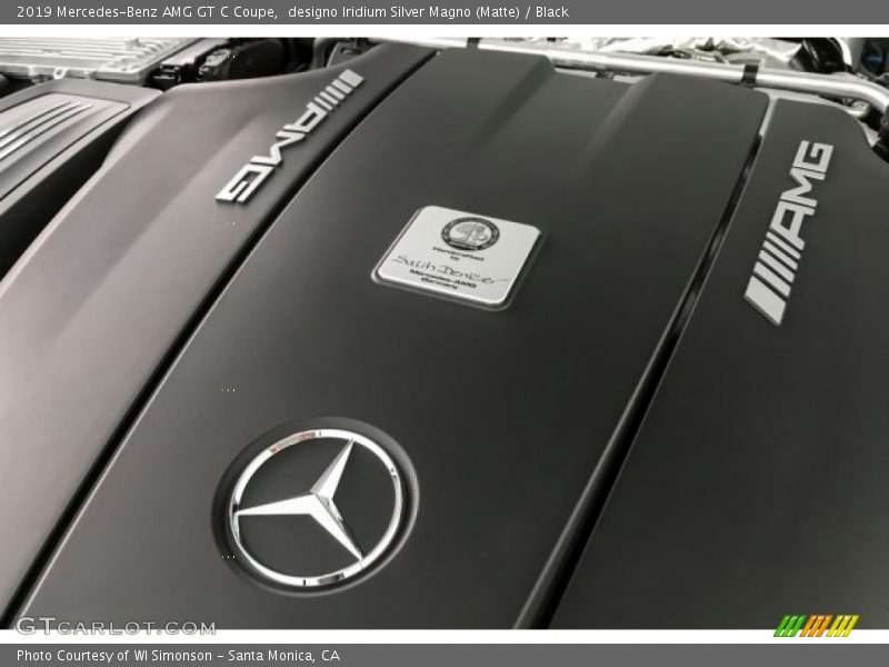 designo Iridium Silver Magno (Matte) / Black 2019 Mercedes-Benz AMG GT C Coupe