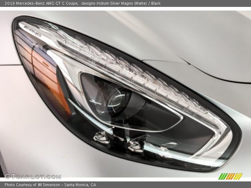 designo Iridium Silver Magno (Matte) / Black 2019 Mercedes-Benz AMG GT C Coupe