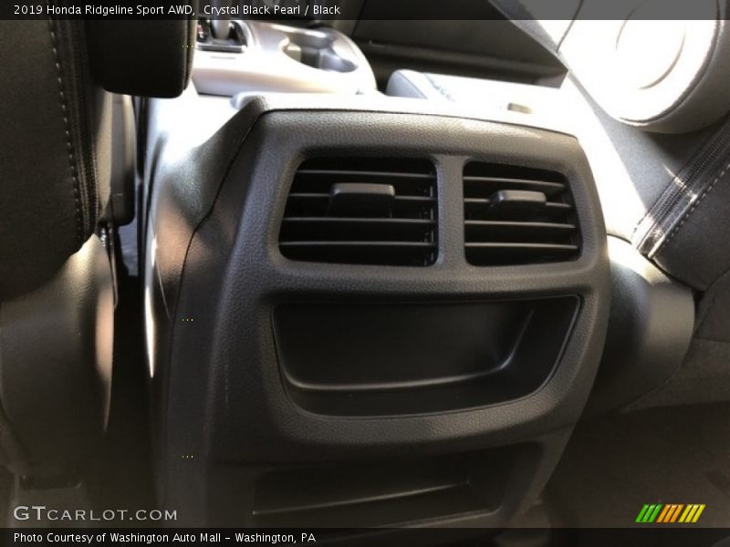 Crystal Black Pearl / Black 2019 Honda Ridgeline Sport AWD