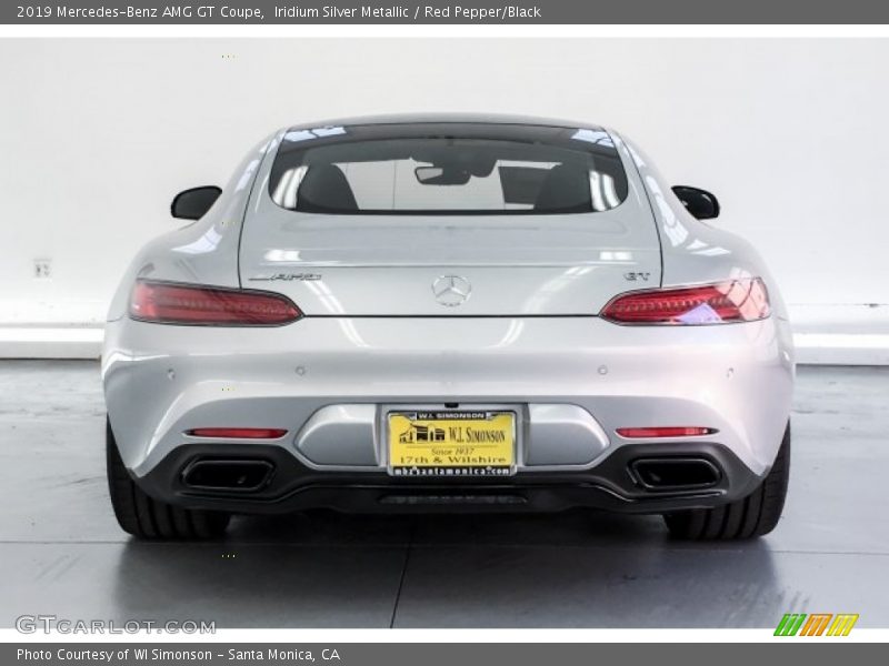 Iridium Silver Metallic / Red Pepper/Black 2019 Mercedes-Benz AMG GT Coupe