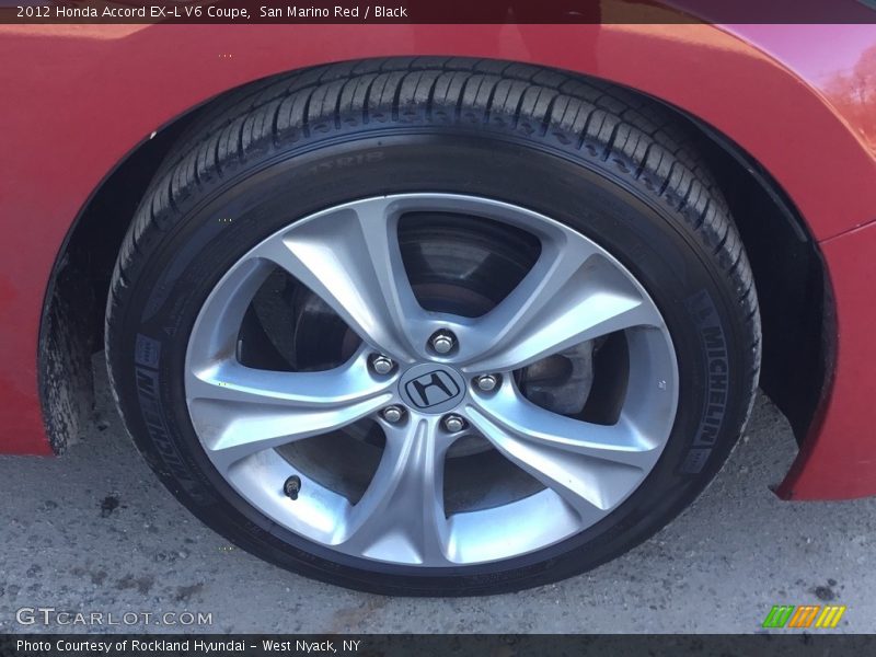 San Marino Red / Black 2012 Honda Accord EX-L V6 Coupe