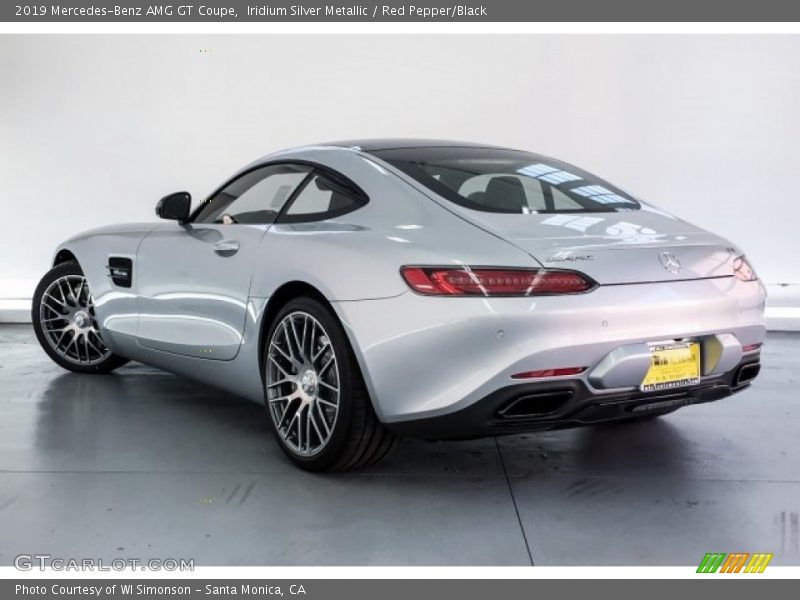 Iridium Silver Metallic / Red Pepper/Black 2019 Mercedes-Benz AMG GT Coupe