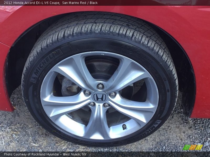 San Marino Red / Black 2012 Honda Accord EX-L V6 Coupe