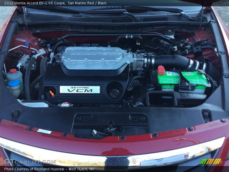 San Marino Red / Black 2012 Honda Accord EX-L V6 Coupe